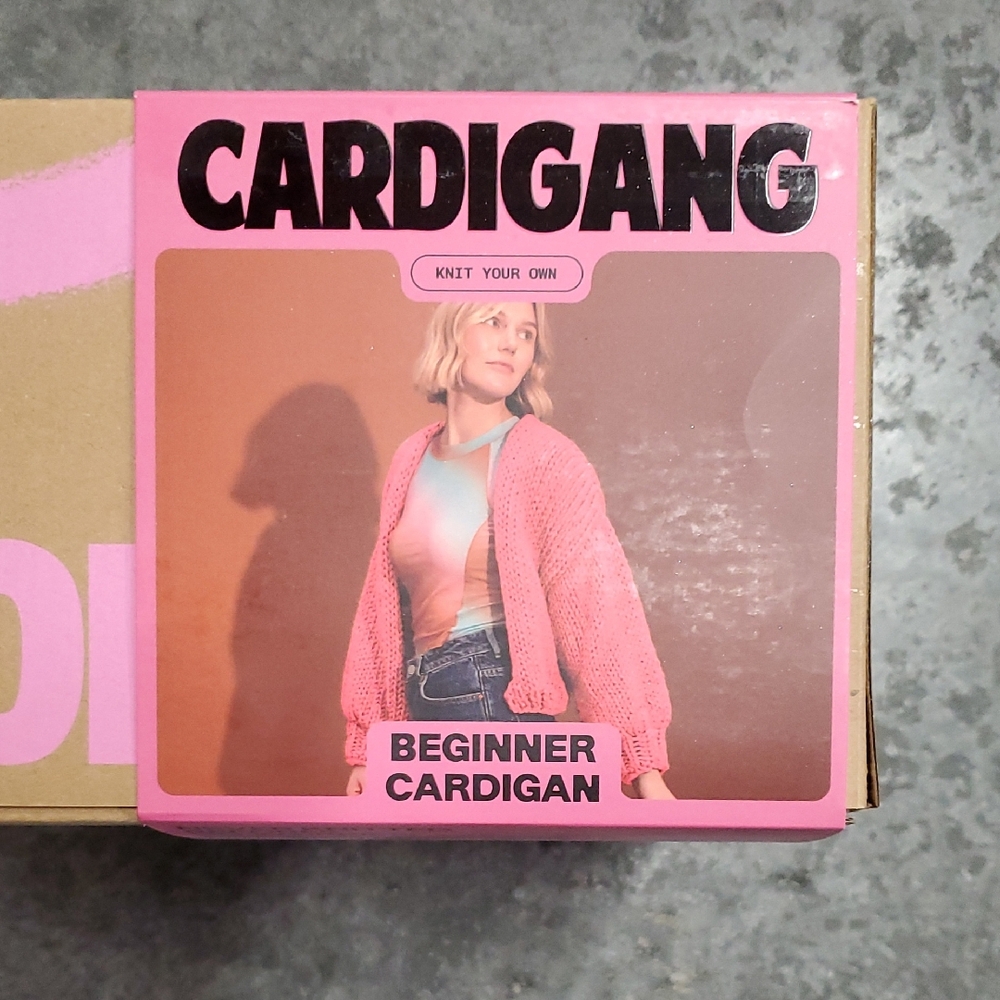 Pink Beginner Cardigan